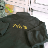 Men Fleece Jacket with Logo on back